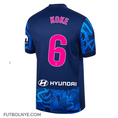 Camiseta Atletico Madrid Koke #6 Tercera Equipación 2024-25 manga corta